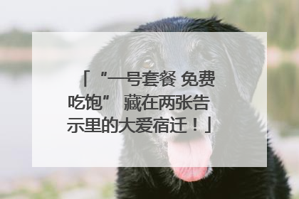 “一号套餐 免费吃饱” 藏在两张告示里的大爱宿迁！