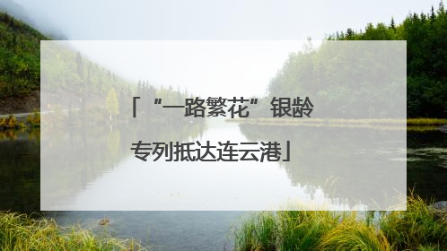 “一路繁花”银龄专列抵达连云港