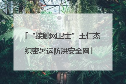 “接触网卫士”王仁杰织密暑运防洪安全网