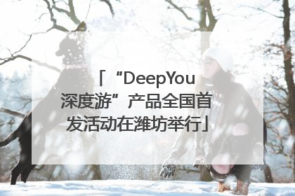 “DeepYou深度游”产品全国首发活动在潍坊举行