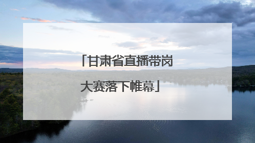 甘肃省直播带岗大赛落下帷幕