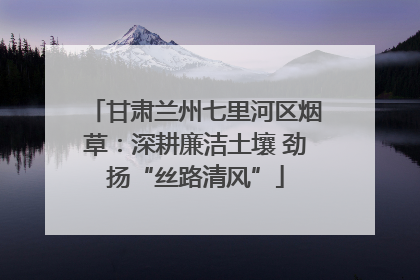 甘肃兰州七里河区烟草：深耕廉洁土壤 劲扬“丝路清风”