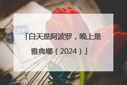 白天是阿波罗，晚上是雅典娜（2024）
