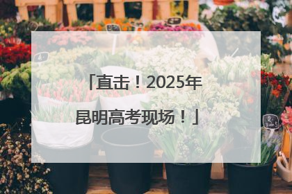 直击！2025年昆明高考现场！