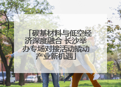 碳基材料与低空经济深度融合 长沙举办专场对接活动撬动产业新机遇