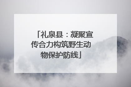 礼泉县：凝聚宣传合力构筑野生动物保护防线