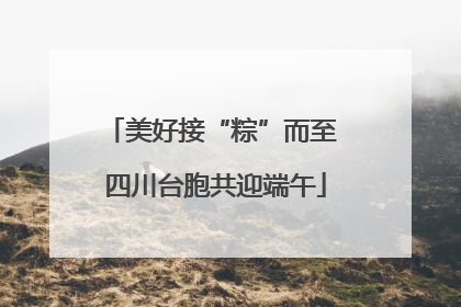 美好接“粽”而至 四川台胞共迎端午
