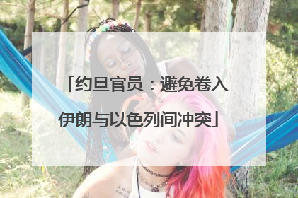 约旦官员：避免卷入伊朗与以色列间冲突