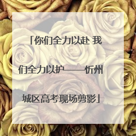 你们全力以赴 我们全力以护——忻州城区高考现场剪影
