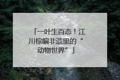 一叶生百态！江川棕编非遗里的“动物世界”