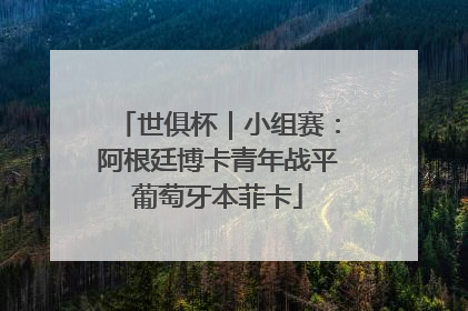 世俱杯｜小组赛：阿根廷博卡青年战平葡萄牙本菲卡