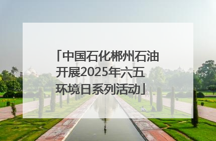 中国石化郴州石油开展2025年六五环境日系列活动