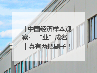 中国经济样本观察·一“业”成名｜真有两把刷子！“刷”出30亿级“颜值经济”