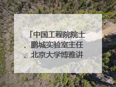 中国工程院院士、鹏城实验室主任、北京大学博雅讲席教授高文：“以人为本 智能向善” 推动文化与科技相生相促｜聚焦2025文化强国建设高峰论坛