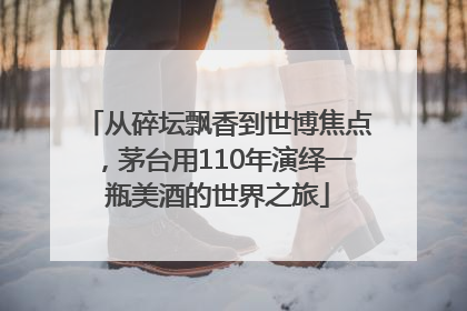 从碎坛飘香到世博焦点，茅台用110年演绎一瓶美酒的世界之旅