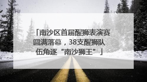 南沙区首届醒狮表演赛圆满落幕，38支醒狮队伍角逐“南沙狮王”