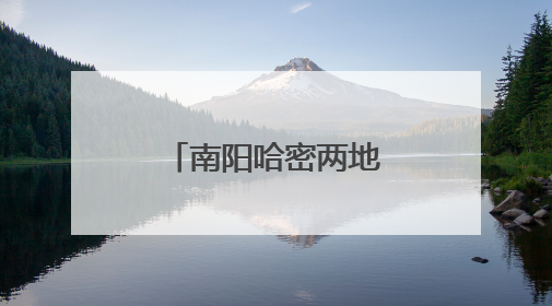 南阳哈密两地医院开展中医学术交流活动