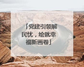党建引领解民忧，绘就幸福新画卷