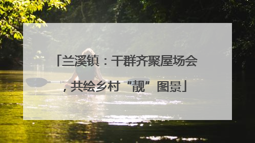 兰溪镇：干群齐聚屋场会，共绘乡村“靓”图景