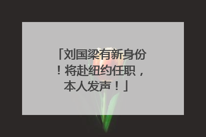 刘国梁有新身份！将赴纽约任职，本人发声！