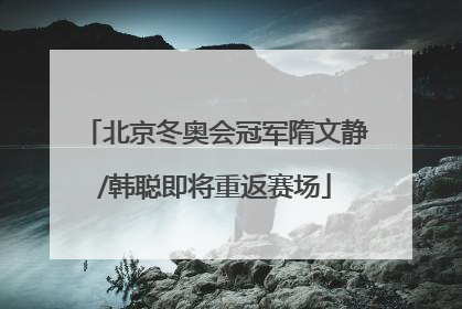 北京冬奥会冠军隋文静/韩聪即将重返赛场