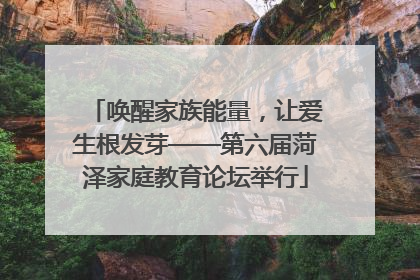 唤醒家族能量，让爱生根发芽——第六届菏泽家庭教育论坛举行