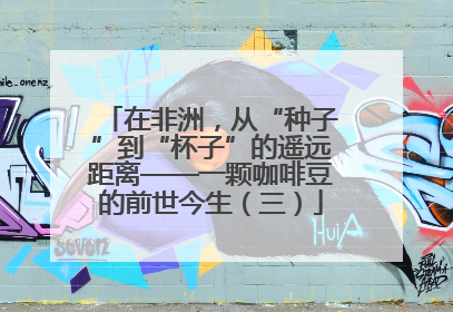 在非洲，从“种子”到“杯子”的遥远距离——一颗咖啡豆的前世今生（三）