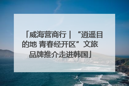 威海营商行｜“逍遥目的地 青春经开区”文旅品牌推介走进韩国