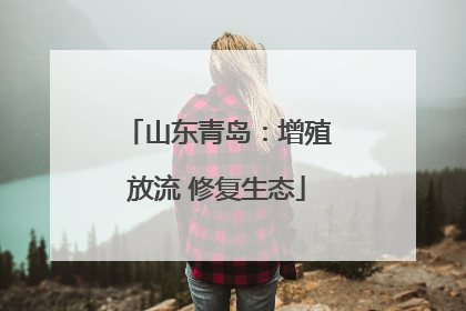 山东青岛：增殖放流 修复生态