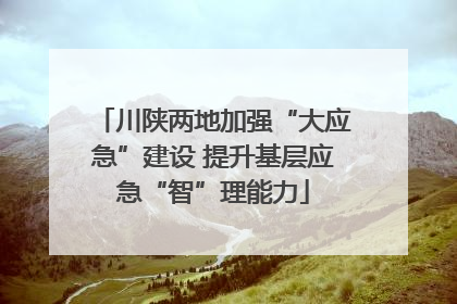 川陕两地加强“大应急”建设 提升基层应急“智”理能力