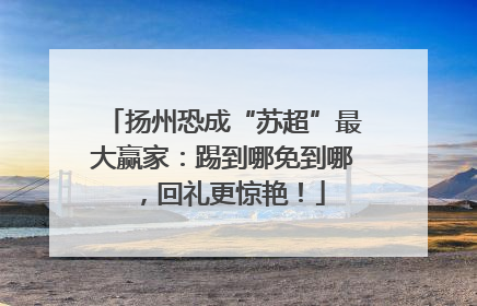 扬州恐成“苏超”最大赢家：踢到哪免到哪，回礼更惊艳！