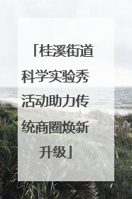 桂溪街道科学实验秀活动助力传统商圈焕新升级