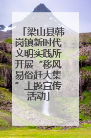 梁山县韩岗镇新时代文明实践所开展“移风易俗赶大集”主题宣传活动