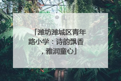 潍坊潍城区青年路小学：诗韵飘香，雅润童心