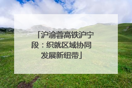 沪渝蓉高铁沪宁段：织就区域协同发展新纽带