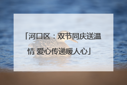 河口区：双节同庆送温情 爱心传递暖人心
