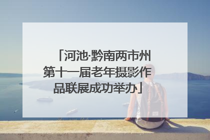 河池·黔南两市州第十一届老年摄影作品联展成功举办