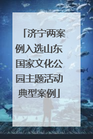济宁两案例入选山东国家文化公园主题活动典型案例
