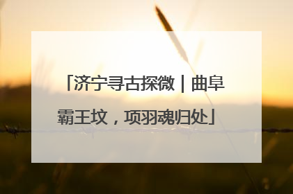 济宁寻古探微｜曲阜霸王坟，项羽魂归处