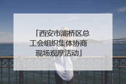 西安市灞桥区总工会组织集体协商现场观摩活动