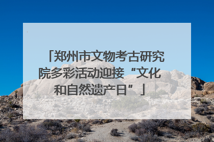 郑州市文物考古研究院多彩活动迎接“文化和自然遗产日”