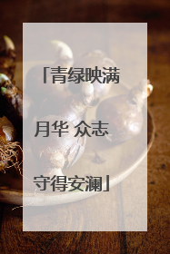 青绿映满月华 众志守得安澜