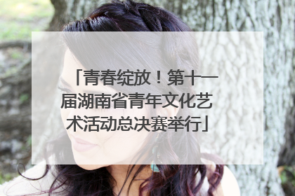 青春绽放！第十一届湖南省青年文化艺术活动总决赛举行