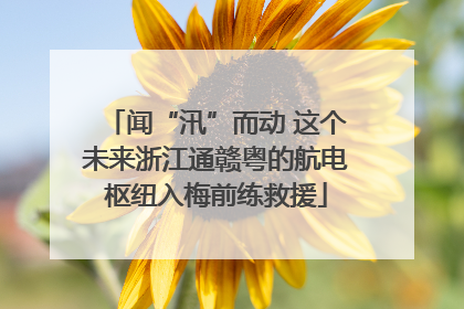 闻“汛”而动 这个未来浙江通赣粤的航电枢纽入梅前练救援