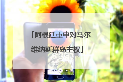 阿根廷重申对马尔维纳斯群岛主权