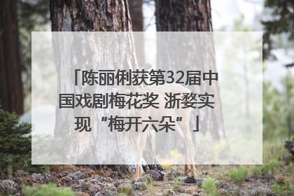 陈丽俐获第32届中国戏剧梅花奖 浙婺实现“梅开六朵”