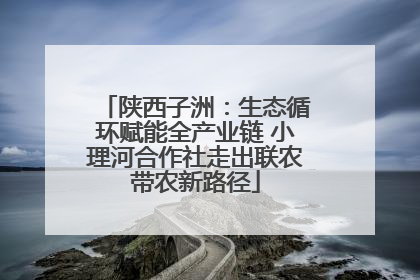 陕西子洲：生态循环赋能全产业链 小理河合作社走出联农带农新路径