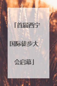 首届西宁国际徒步大会启幕