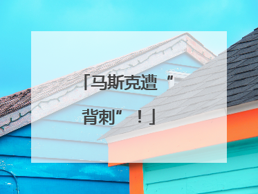 马斯克遭“背刺”！