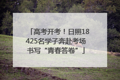高考开考！日照18425名学子奔赴考场书写“青春答卷”